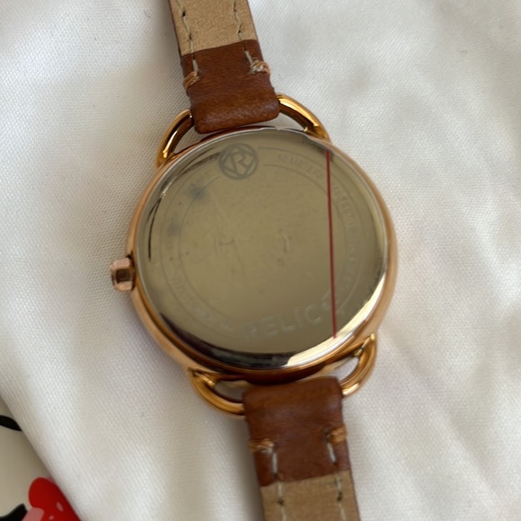 Relic Rose Gold Leather Watch - Picture 6 of 7